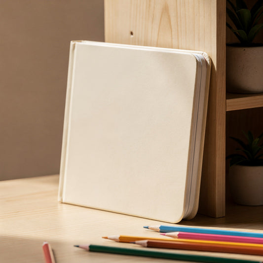 KrixelBook Softcover 14×14 cm – personalisiertes Vorlese-Bilderbuch mit der gezeichneten Figur deines Kindes